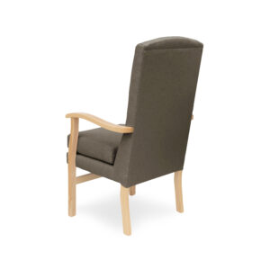 Erin Lounge Chair In Waterpoof Highland Fabrics, www.homecarechairs.co.uk , high seat chairs, Fireside Chairs, high back chairs, wingback chair, elderly chairs.